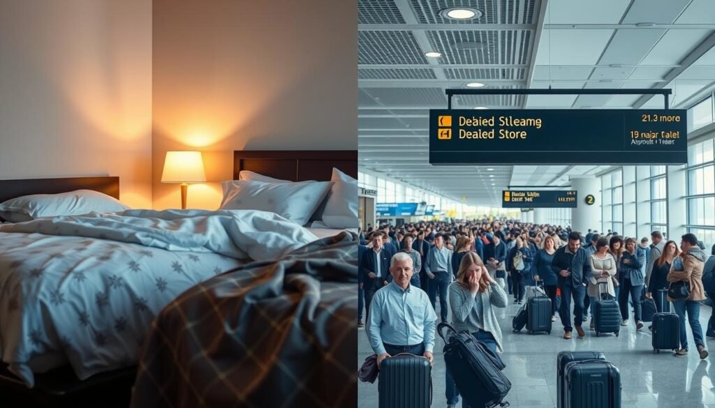 how travel disruptions affect sleep