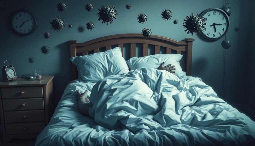 COVID-19 symptoms impacting sleep quality