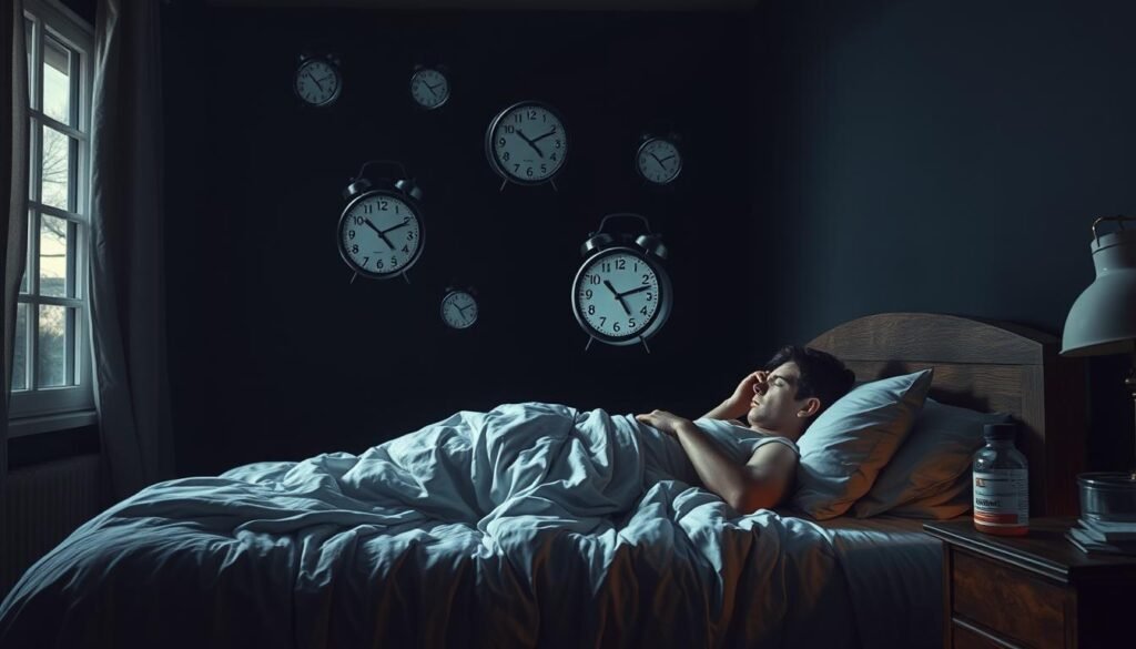 Cortisone-induced insomnia