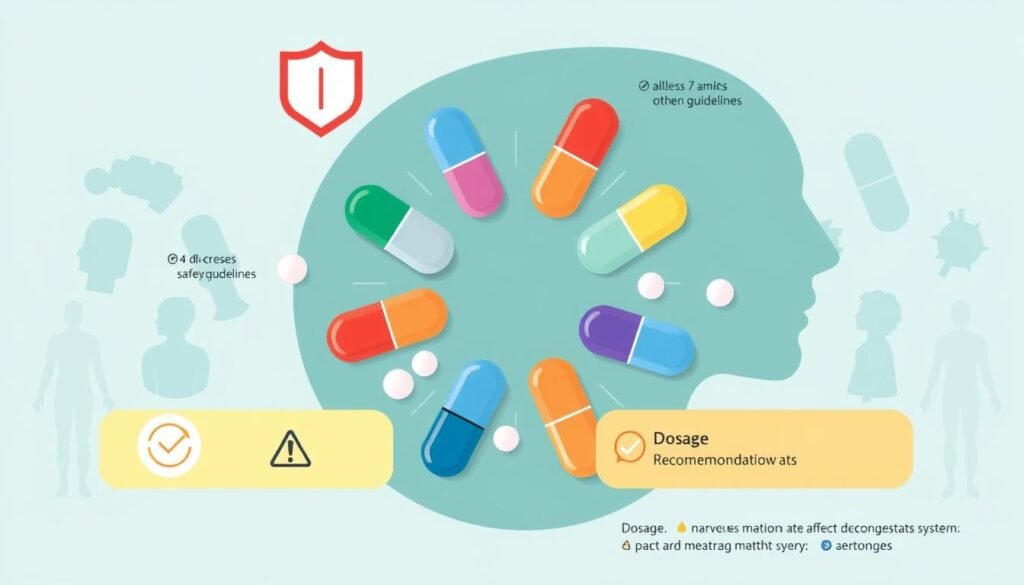 Dosage recommendations and safety guidelines for decongestants
