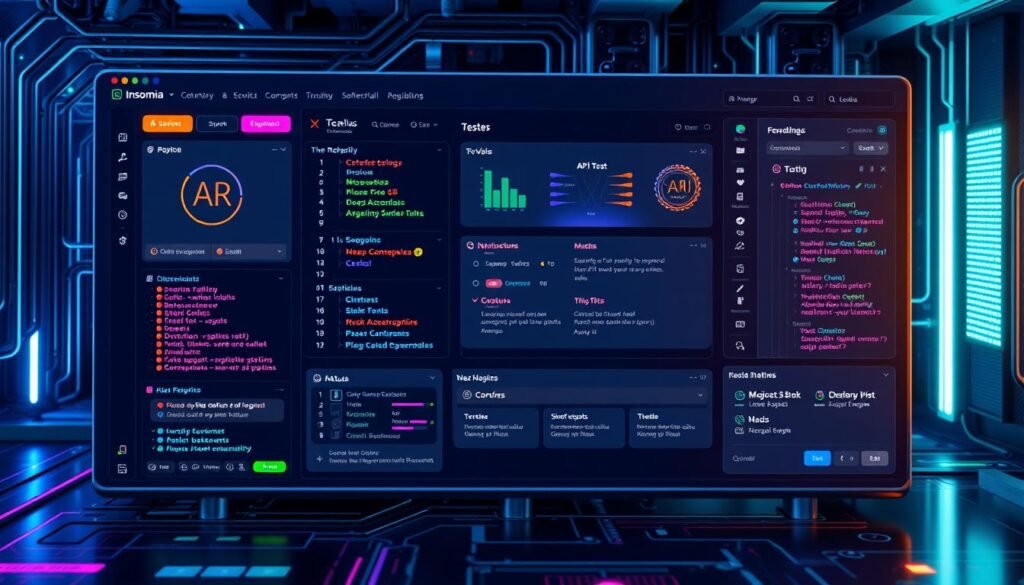 Insomnia user interface