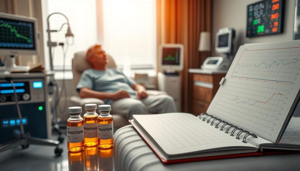 Monitoring testosterone treatment