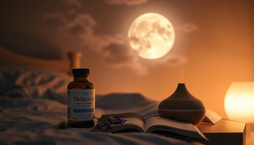 PMS insomnia relief with melatonin