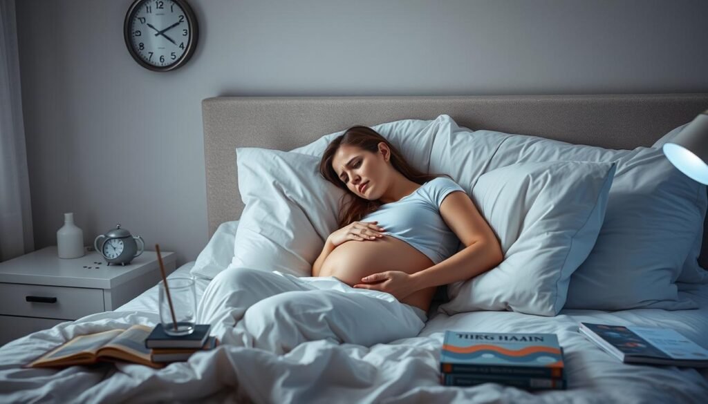 Physical discomfort during pregnancy affecting sleep quality