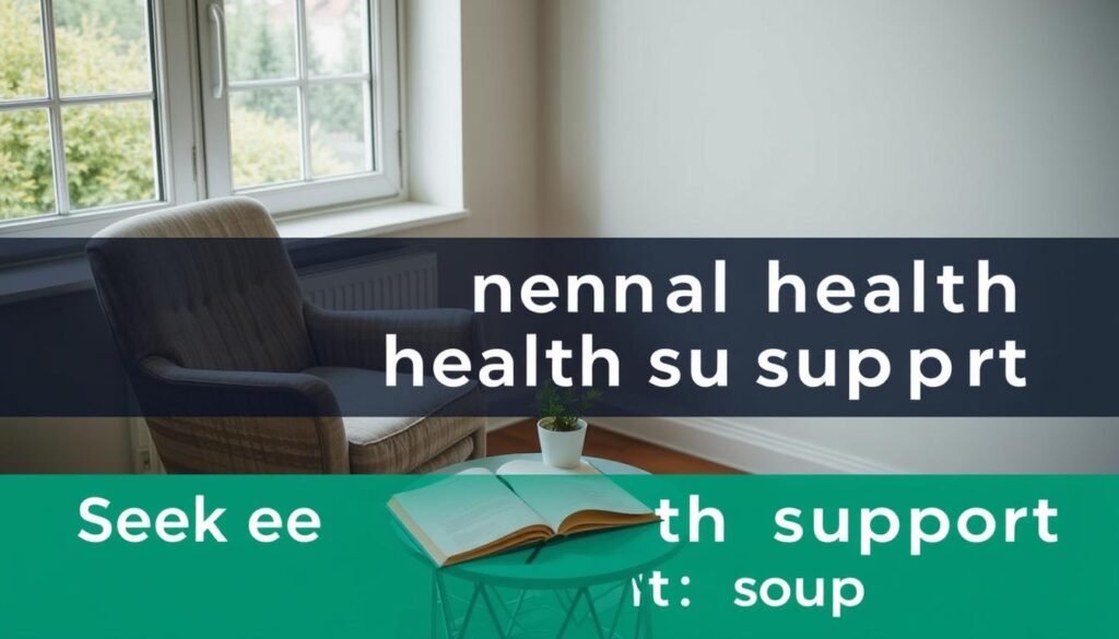 Seeking help for mental health support