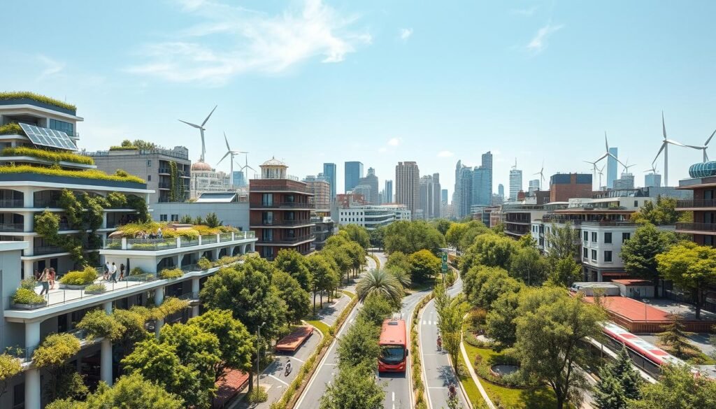 Sustainability measures in urban development