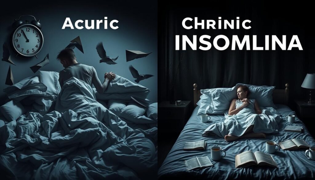 acute insomnia and chronic insomnia