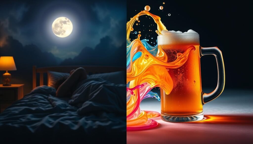 beer's influence on sleep patterns