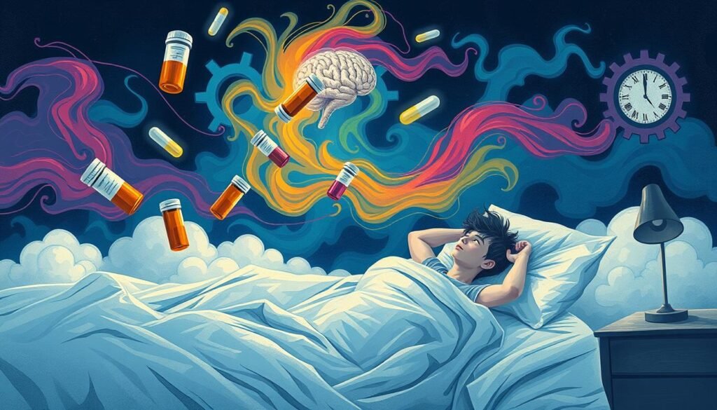 can antibiotics cause insomnia and sleep disruption studies