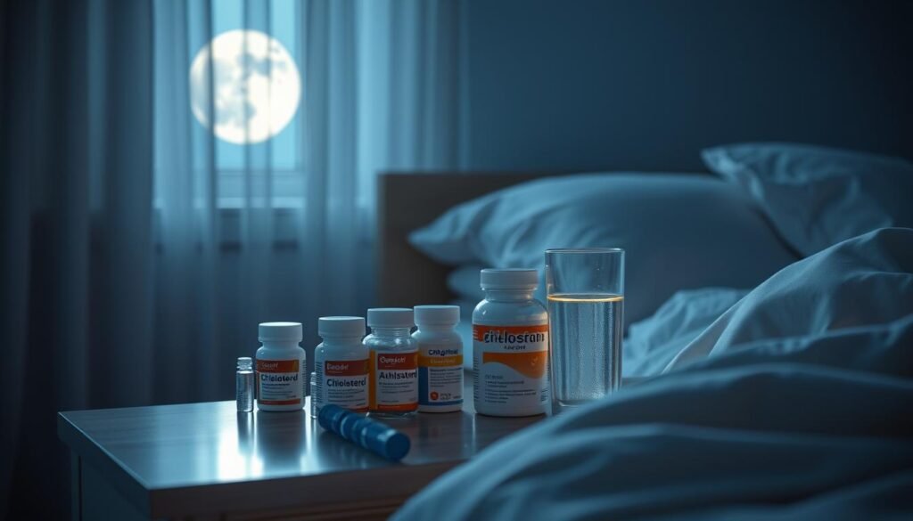 cholesterol medications and sleep quality
