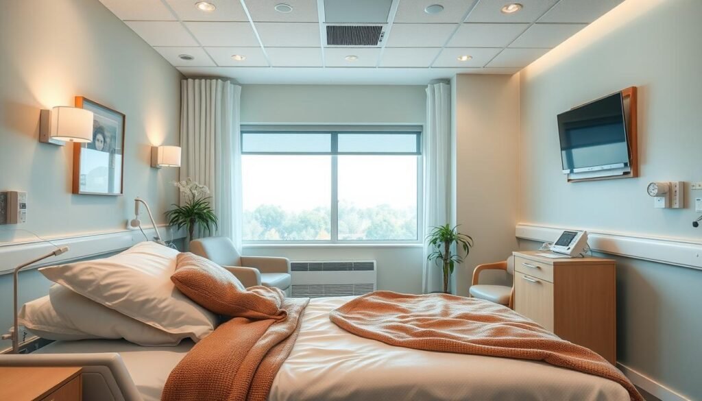 comfortable hospital environment