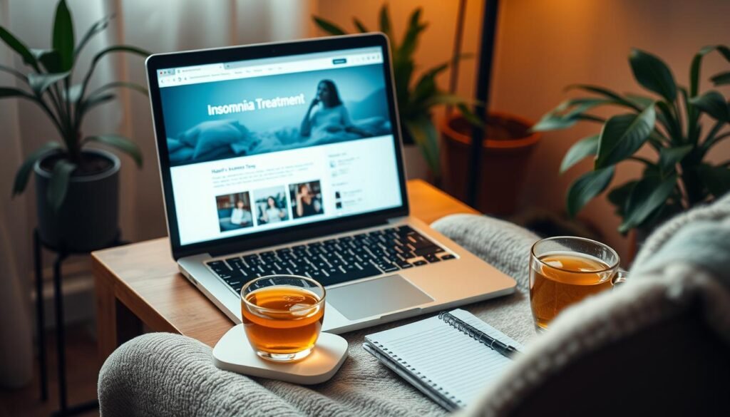 evaluating online insomnia treatment