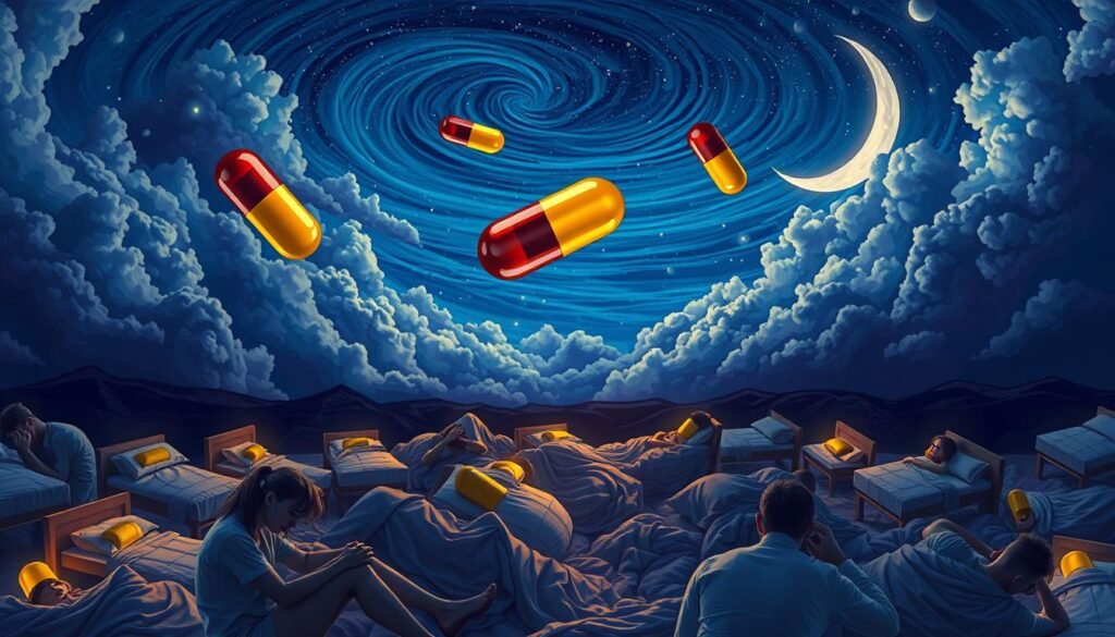 high doses of Vitamin B6 and sleep disturbances