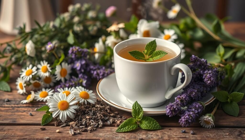 lemon balm tea and other herbal teas for restful sleep