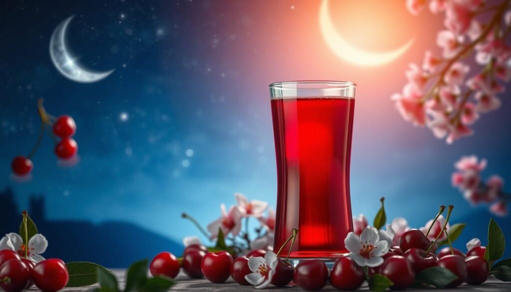 melatonin in cherry juice