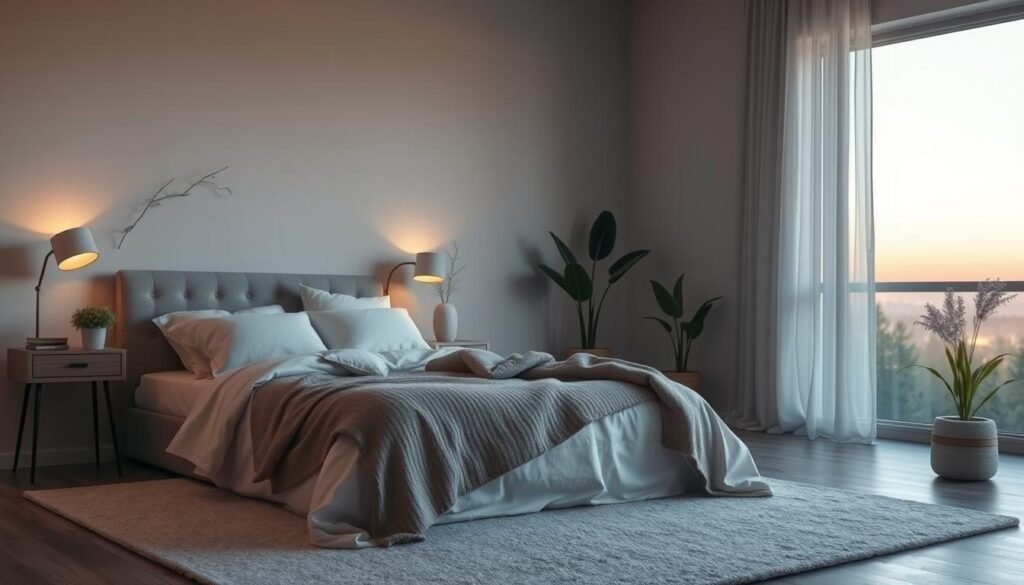 restful bedroom environment
