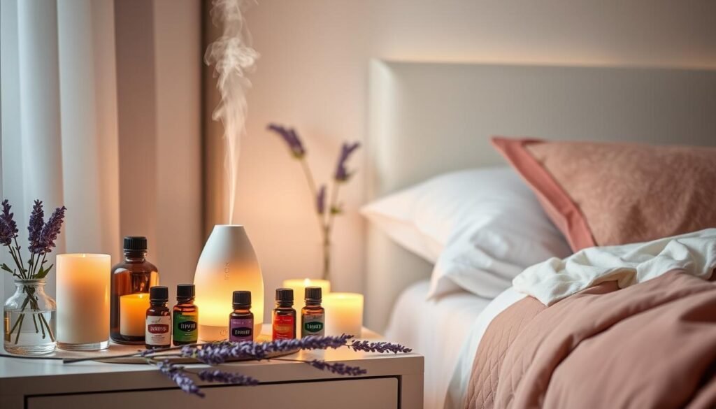 using essential oils for better sleep