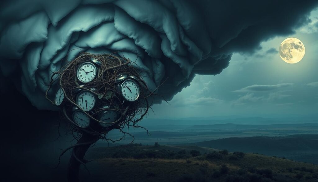 vicious cycle of anxiety and insomnia