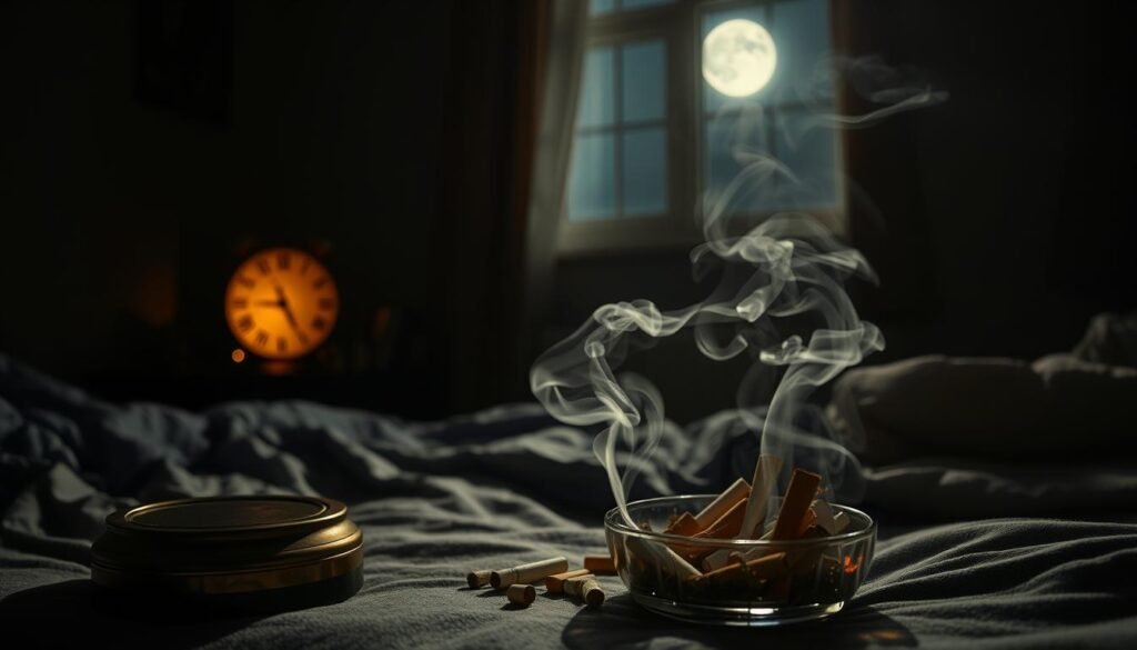 Cigarettes and sleep disruption