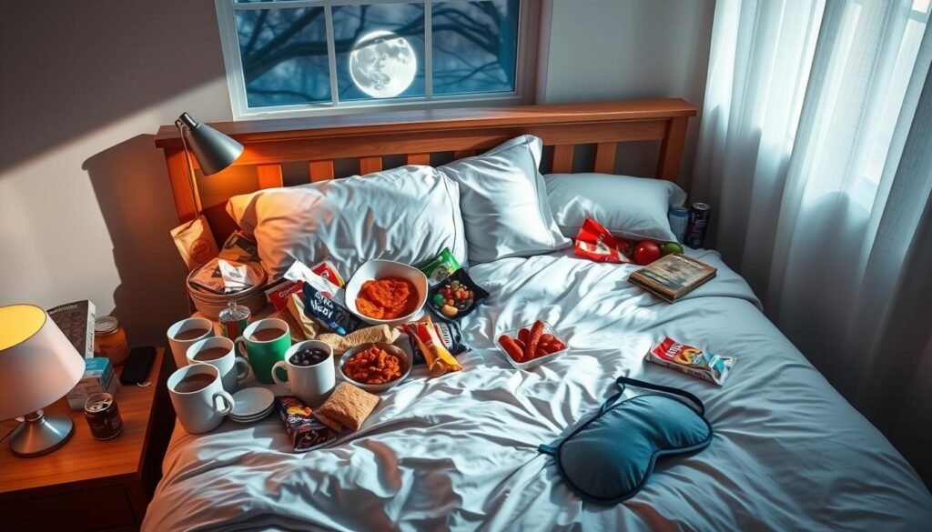 dietary factors influencing sleep disruptions