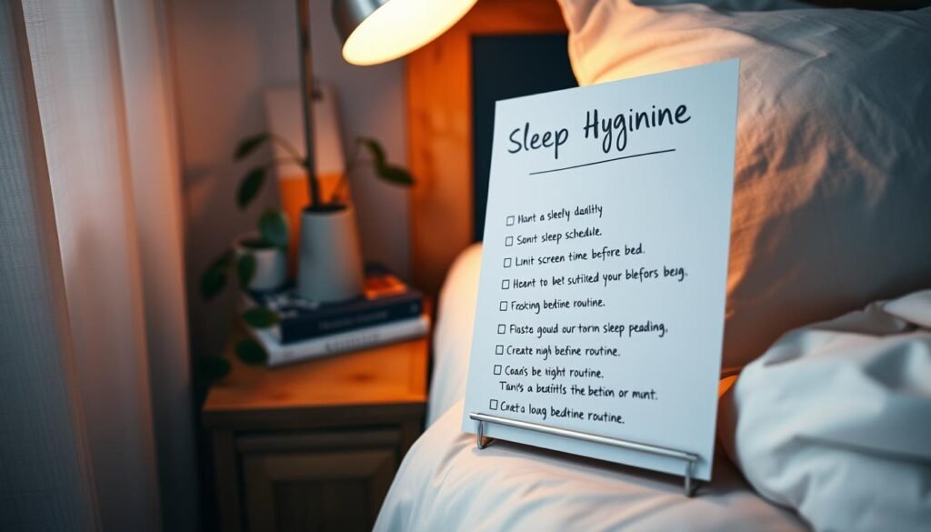 sleep hygiene checklist